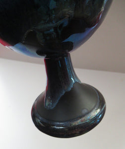 1980s Margery Clinto Lustre Glaze Goblet Scottish Studio Pottery