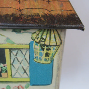 Rare 1930s MABEL LUCIE ATTWELL Kiddibics: Bicky House Biscuit Tin or Bank. Made for William Crawford