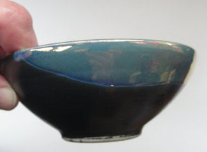 1980s Margery Clinton Lustre Glaze Bowl Scottish Studio Pottery