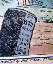 Load image into Gallery viewer, 1820s Original Georgian Satirical Print. Robert Seymour Shortshanks LOCOMOTION 
