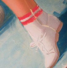 Load image into Gallery viewer, AMERICAN Original 1950s Truck Poster: FEDERAL TRUCKS. Featuring Glamour Girl in her Tennis Outfit
