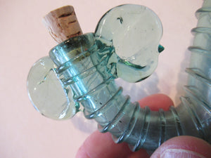 VICTORIAN GLASS Bottle or Flask in the Shape of a Fish