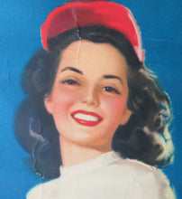 Load image into Gallery viewer, AMERICAN Original 1950s Truck Poster: FEDERAL TRUCKS. Featuring Glamour Girl in her Tennis Outfit
