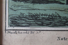 Load image into Gallery viewer, 1820s Original Georgian Satirical Print. Robert Seymour Shortshanks LOCOMOTION 
