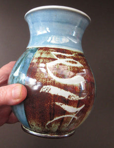 1970s British Art Pottery Aldermaston Pottery Vase. Possibly David Tipler
