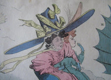Load image into Gallery viewer, 1820s Original Georgian Satirical Print. Robert Seymour Shortshanks LOCOMOTION 
