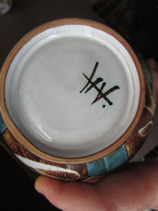 1970s British Art Pottery Aldermaston Pottery Vase. Possibly David Tipler