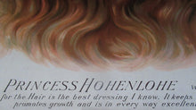 Load image into Gallery viewer, Antique Victorian Showcard Advert c 1890 Koko Hair Dressing Oils
