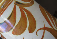 Load image into Gallery viewer, Aldermaston Pottery Vase with Abstract Lustre Design. Alan Caiger Smith Mark 
