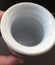 Load image into Gallery viewer, Aldermaston Pottery Vase with Abstract Lustre Design. Alan Caiger Smith Mark 

