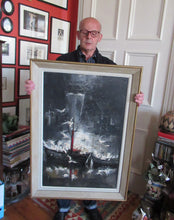 Load image into Gallery viewer, Régis de Bouvier de Cachard 1960s Abstract Oil Painting
