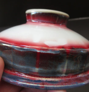 British Art Pottery 1980s Aldermaston Footed Bowl