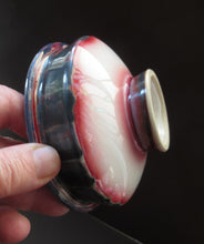 Load image into Gallery viewer, Pretty 1980s Aldermaston British Art Pottery Small Footed Bowl
