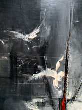 Load image into Gallery viewer, Régis de Bouvier de Cachard 1960s Abstract Oil Painting
