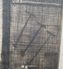 Load image into Gallery viewer, SCOTTISH ART. Vintage Etching by Leslie Gordon Kinnear (1901 - 1976). Entitled &quot;Fenwick&#39;s Smiddy&quot;
