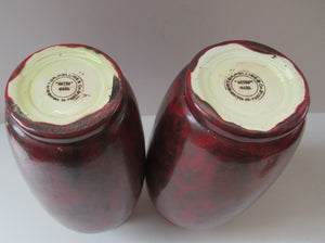 Pair of Minton Hollins Astra Ware Vases