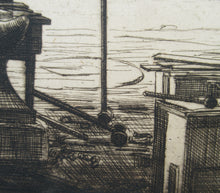 Load image into Gallery viewer, SCOTTISH ART. Vintage Etching by Leslie Gordon Kinnear (1901 - 1976). Entitled &quot;Fenwick&#39;s Smiddy&quot;
