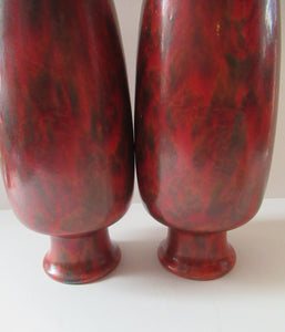 Pair of Minton Hollins Astra Ware Vases