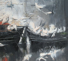 Load image into Gallery viewer, Régis de Bouvier de Cachard 1960s Abstract Oil Painting
