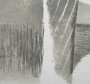 Pretty Vintage FRENCH Colour Etching. Artist's Edition. Titled: Fleurs Jaune. With indistinct pencil signature