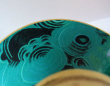Load image into Gallery viewer, Large 1960s Portmeirion Malachite Storage Pot
