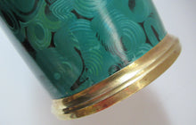 Load image into Gallery viewer, Large 1960s Portmeirion Malachite Storage Pot
