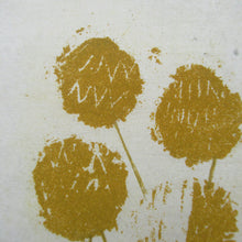 Load image into Gallery viewer, Pretty Vintage FRENCH Colour Etching. Artist&#39;s Edition. Titled: Fleurs Jaune. With indistinct pencil signature
