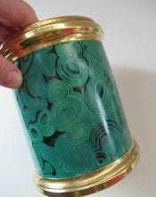 Load image into Gallery viewer, Large 1960s Portmeirion Malachite Storage Pot
