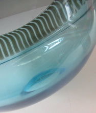 Load image into Gallery viewer, 1960s / 1970s Large Swedish Studio Glass Bowl. Designed by Ann Warff for Kosta Boda Studio
