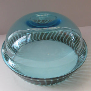 1960s / 1970s Large Swedish Studio Glass Bowl. Designed by Ann Warff for Kosta Boda Studio