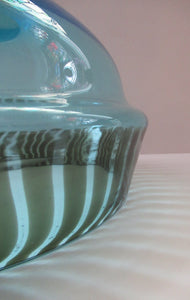 1960s / 1970s Large Swedish Studio Glass Bowl. Designed by Ann Warff for Kosta Boda Studio
