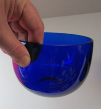 Load image into Gallery viewer, Set of Four 19th Century Antique Bristol Blue Fingers Bowls
