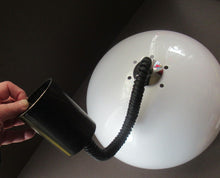 Load image into Gallery viewer, Space Age 1960s 1970s Hanging White Ball Light Shade Guzzini Era

