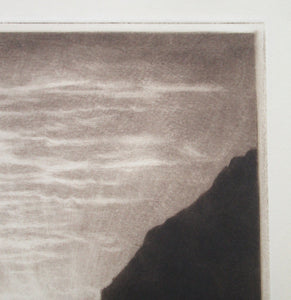 Alfred Richard Blundell (1883 - 1968). Stunning MEZZOTINT View of Cheddar Gorge