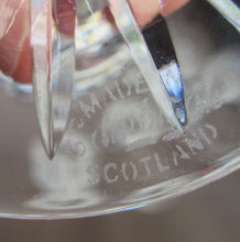 Load image into Gallery viewer, 6 EDINBURGH CRYSTAL GLENSHEE 1960s Matching Wine Glasses. Each with Etched Signature
