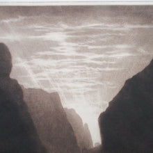 Load image into Gallery viewer, Alfred Richard Blundell (1883 - 1968). Stunning MEZZOTINT View of Cheddar Gorge
