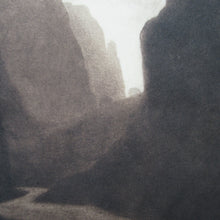 Load image into Gallery viewer, Alfred Richard Blundell (1883 - 1968). Stunning MEZZOTINT View of Cheddar Gorge
