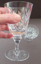 Load image into Gallery viewer, Pair of Vintage Edinburgh Crystal Glenshee White Wine Glasses 
