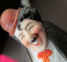 Load image into Gallery viewer, 1920s Antique Porcelain Match Holder by Schafer &amp; Vater. CHARLIE CHAPLIN
