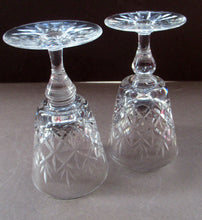 Load image into Gallery viewer, Pair of Vintage Edinburgh Crystal Glenshee White Wine Glasses 
