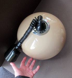 1970s Guzzini Era Rise and Fall Mushroom Plastic Lamp Shade