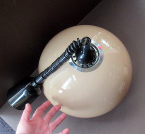 1970s Guzzini Era Rise and Fall Mushroom Plastic Lamp Shade