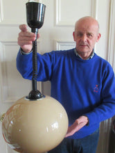 Load image into Gallery viewer, 1970s Guzzini Era Rise and Fall Mushroom Plastic Lamp Shade
