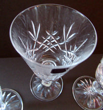 Load image into Gallery viewer, Boxed Set of Six Edinburgh Crystal Goblets. 1980s Lomond Pattern
