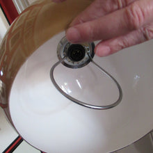 Load image into Gallery viewer, 1970s Guzzini Era Rise and Fall Mushroom Plastic Lamp Shade
