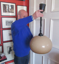 Load image into Gallery viewer, 1970s Guzzini Era Rise and Fall Mushroom Plastic Lamp Shade

