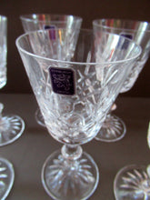 Load image into Gallery viewer, Boxed Set of Six Edinburgh Crystal Goblets. 1980s Lomond Pattern
