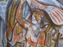 Load image into Gallery viewer, Edward Gage Colour Lithograph Queen of Birds 1950s
