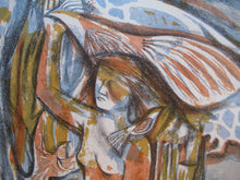 Load image into Gallery viewer, Edward Gage Colour Lithograph Queen of Birds 1950s
