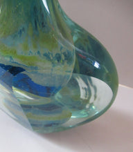 Load image into Gallery viewer, Vintage 1970s  Maltese Mdina Facet Cut Lollipop Vase. 7 inches Height
